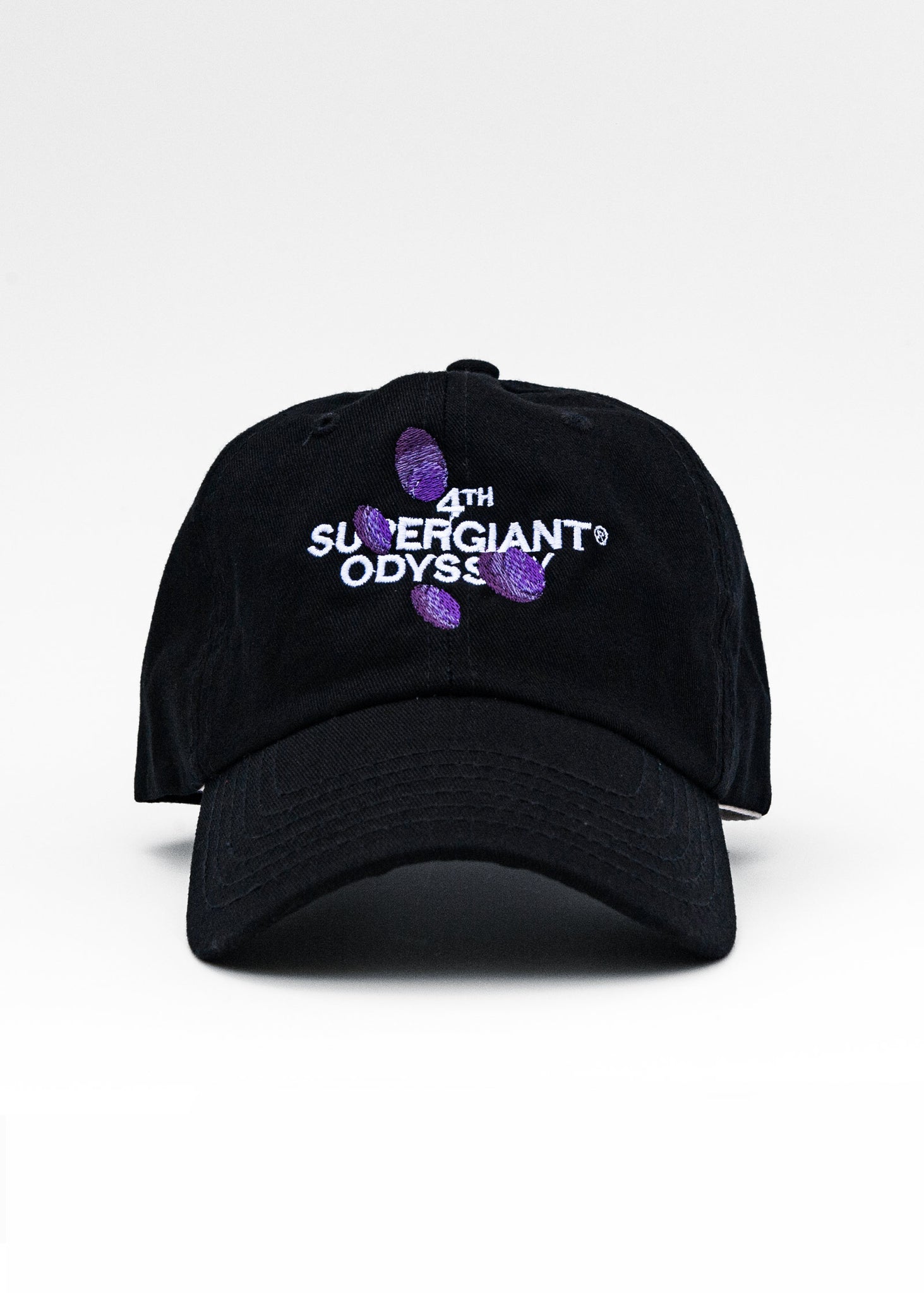SUPERGIANT® 4TH ODYSSEY CAP WHITE ON BLACK